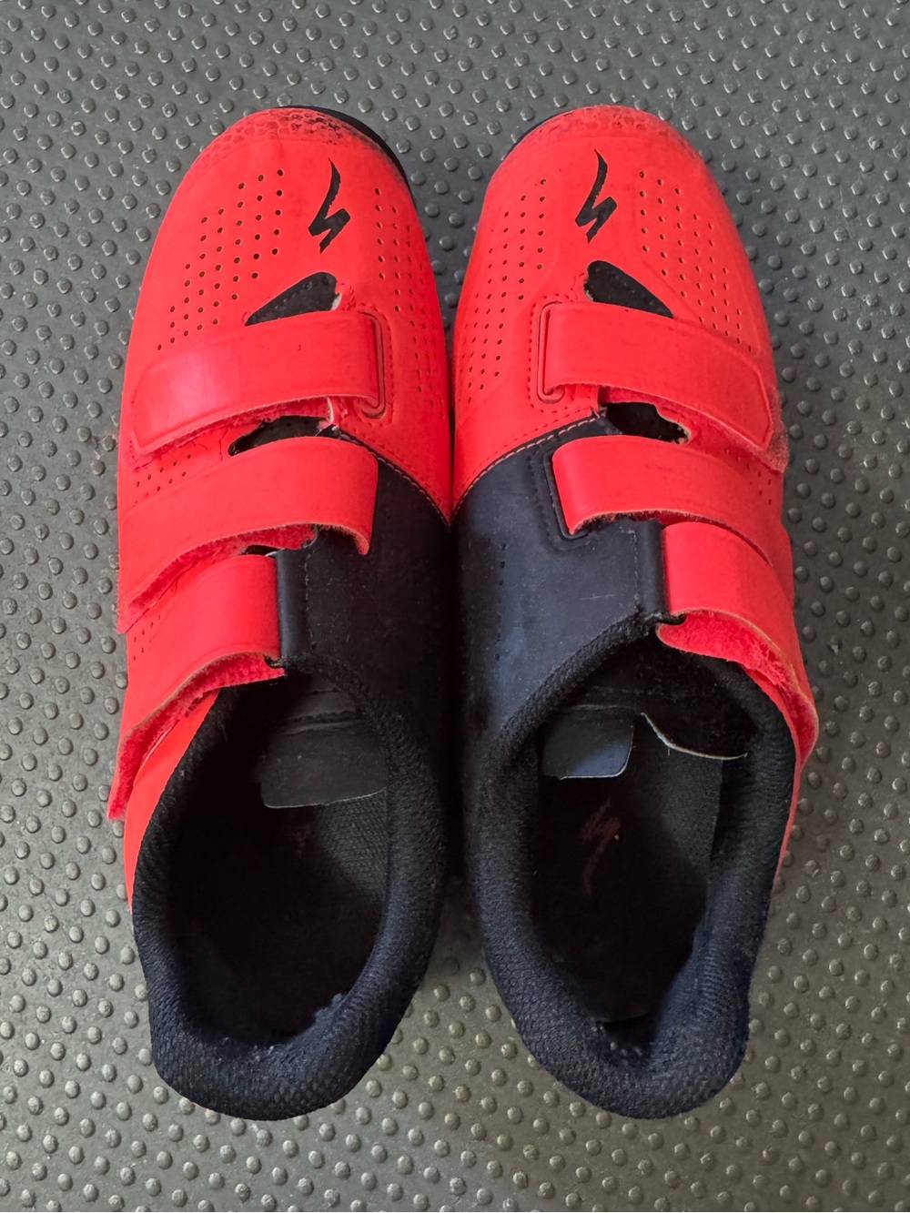Specialized Neon Orange & Black Cycling Shoes